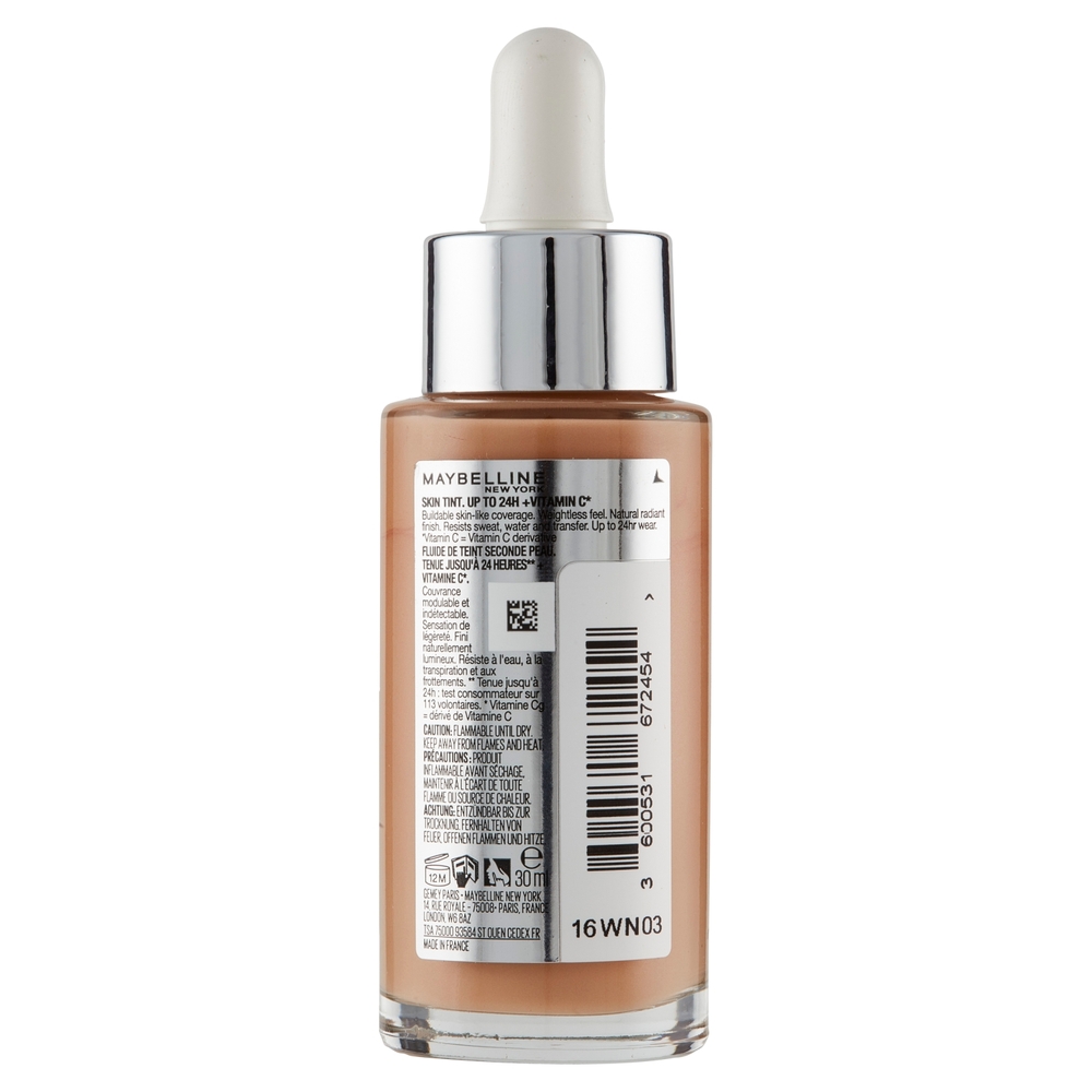 Maybelline New York Fondotinta Super Stay Skin Tint 24h - 40 30 ml